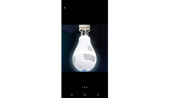 CCTV Camera Bulb